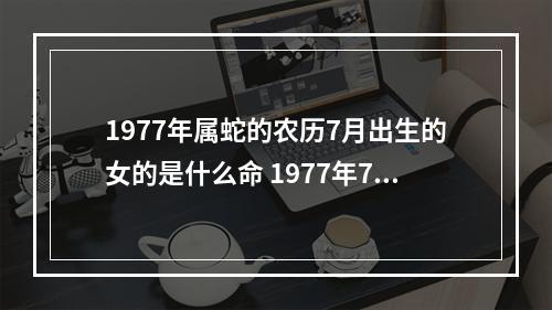 1977年属蛇的农历7月出生的女的是什么命 1977年7月初一属蛇的是什么命