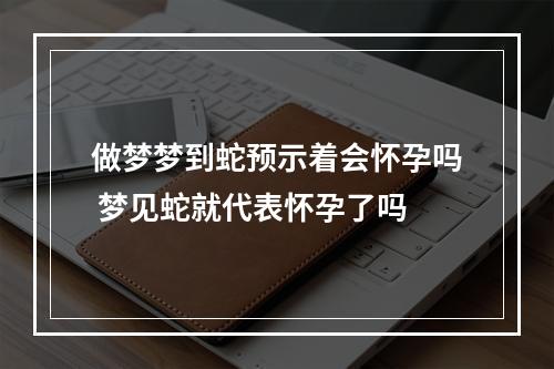 做梦梦到蛇预示着会怀孕吗 梦见蛇就代表怀孕了吗