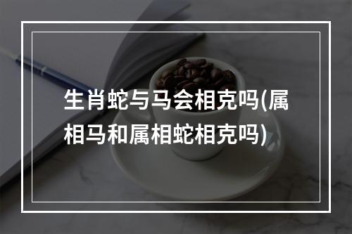 生肖蛇与马会相克吗(属相马和属相蛇相克吗)