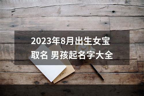 2023年8月出生女宝取名 男孩起名字大全