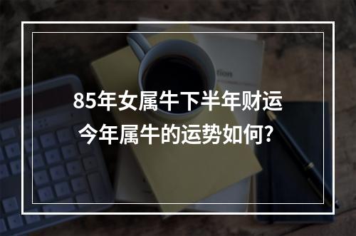 85年女属牛下半年财运 今年属牛的运势如何?