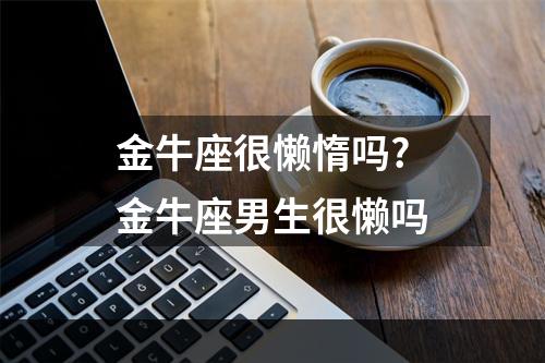 金牛座很懒惰吗? 金牛座男生很懒吗