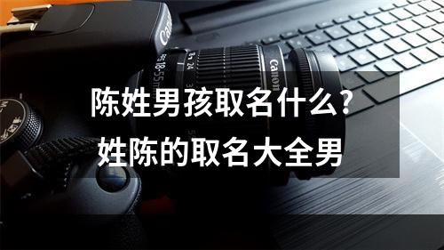 陈姓男孩取名什么? 姓陈的取名大全男