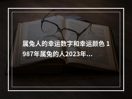 属兔人的幸运数字和幸运颜色 1987年属兔的人2023年幸运数字