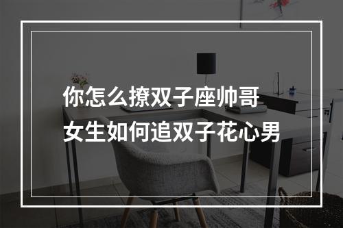 你怎么撩双子座帅哥 女生如何追双子花心男