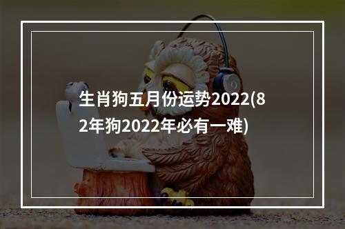生肖狗五月份运势2022(82年狗2022年必有一难)