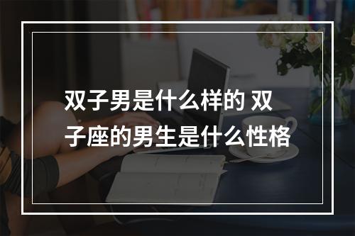 双子男是什么样的 双子座的男生是什么性格