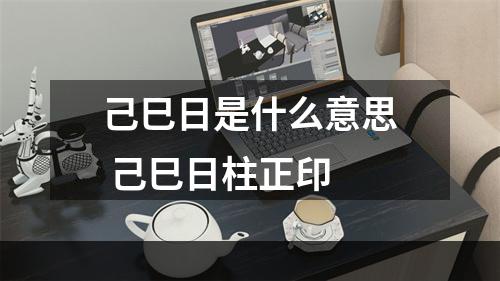 己巳日是什么意思 己巳日柱正印