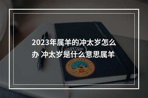 2023年属羊的冲太岁怎么办 冲太岁是什么意思属羊