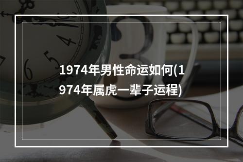 1974年男性命运如何(1974年属虎一辈子运程)