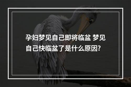 孕妇梦见自己即将临盆 梦见自己快临盆了是什么原因?
