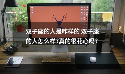 双子座的人是咋样的 双子座的人怎么样?真的很花心吗?