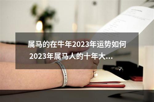 属马的在牛年2023年运势如何 2023年属马人的十年大运