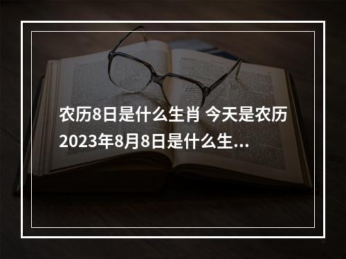 农历8日是什么生肖 今天是农历2023年8月8日是什么生肖冲什么生肖