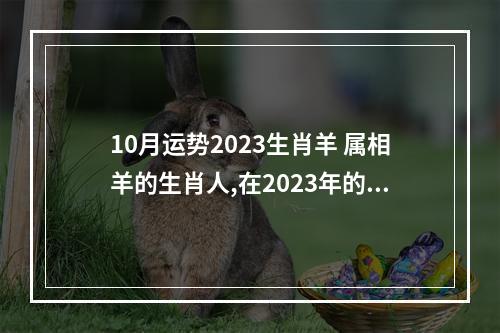 10月运势2023生肖羊 属相羊的生肖人,在2023年的事业和爱情的运势怎么样?