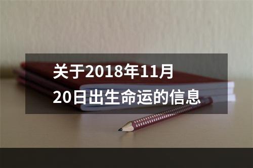 关于2018年11月20日出生命运的信息