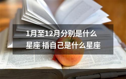1月至12月分别是什么星座 插自己是什么星座