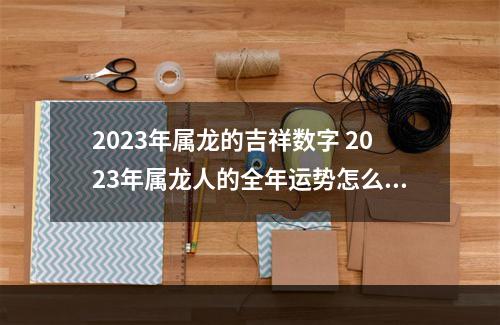 2023年属龙的吉祥数字 2023年属龙人的全年运势怎么样?
