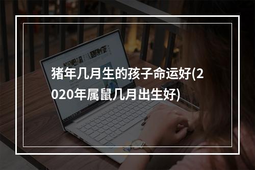 猪年几月生的孩子命运好(2020年属鼠几月出生好)